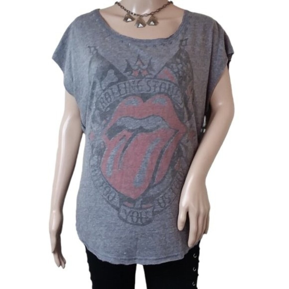 Rock & Republic Rolling  Stones Studded Top